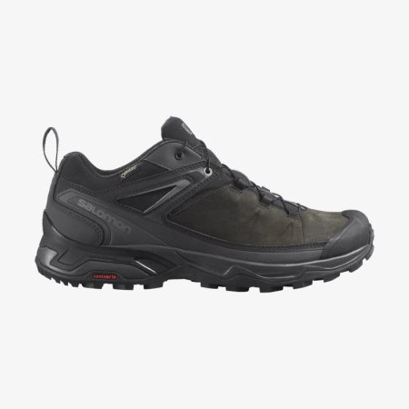 Salomon X ULTRA 3 LEATHER GORE-TEX Mens Hiking Shoes Black | Salomon South Africa